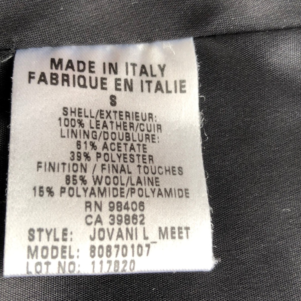 Theory leather jacket - Picture 9 of 11